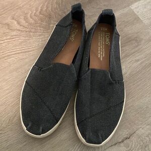 Toms gray slip on Shoes